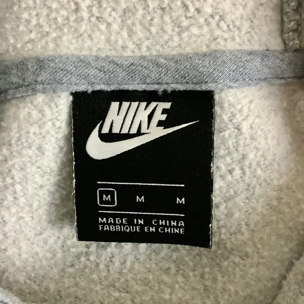 NIKE Funnel Neck Kangaroo Pocket Hi-Lo Hoodie SZ-M